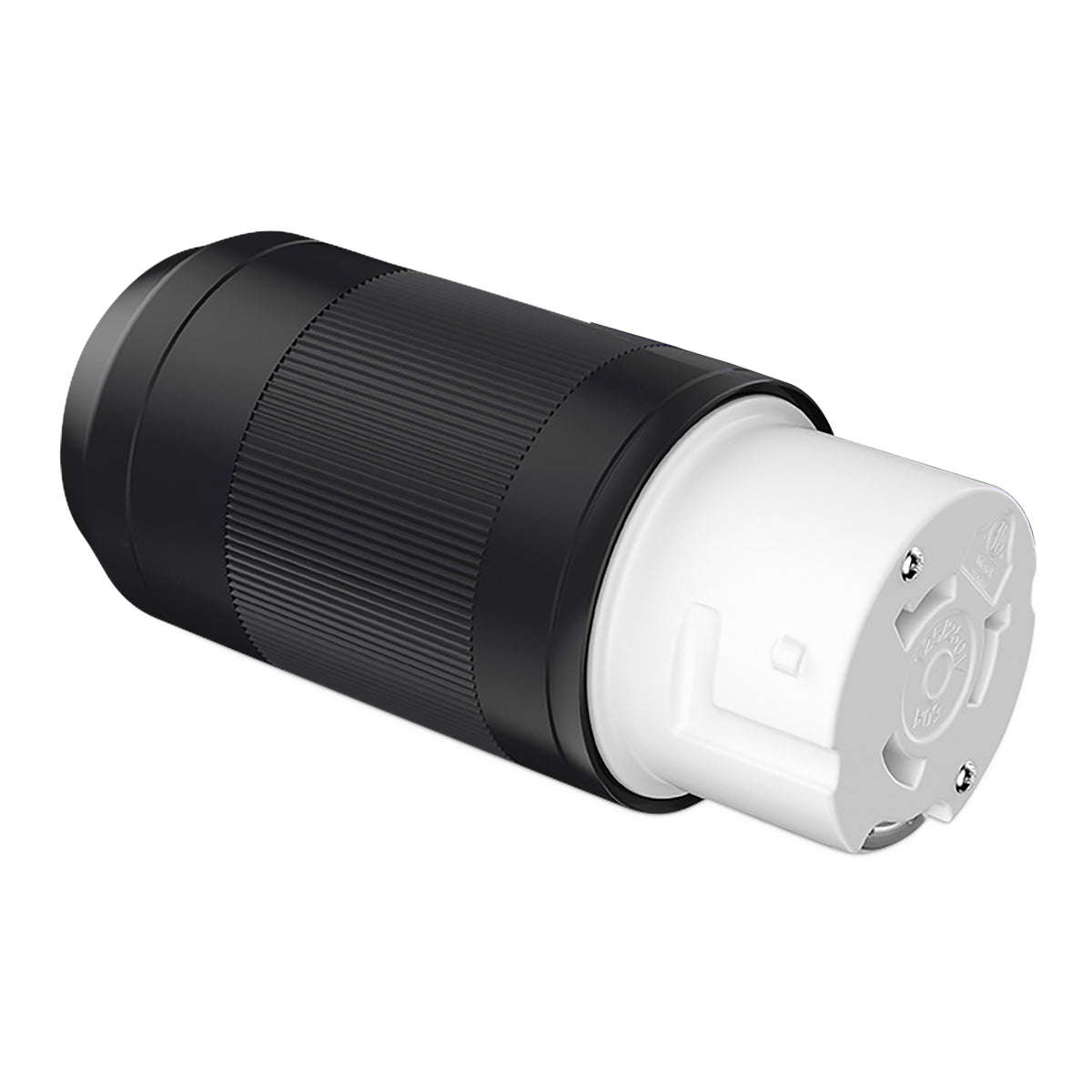 Leisure Cords 50AMP RV Replacement Plug Generator NEMA SS2-50R 4 Inch (Black)