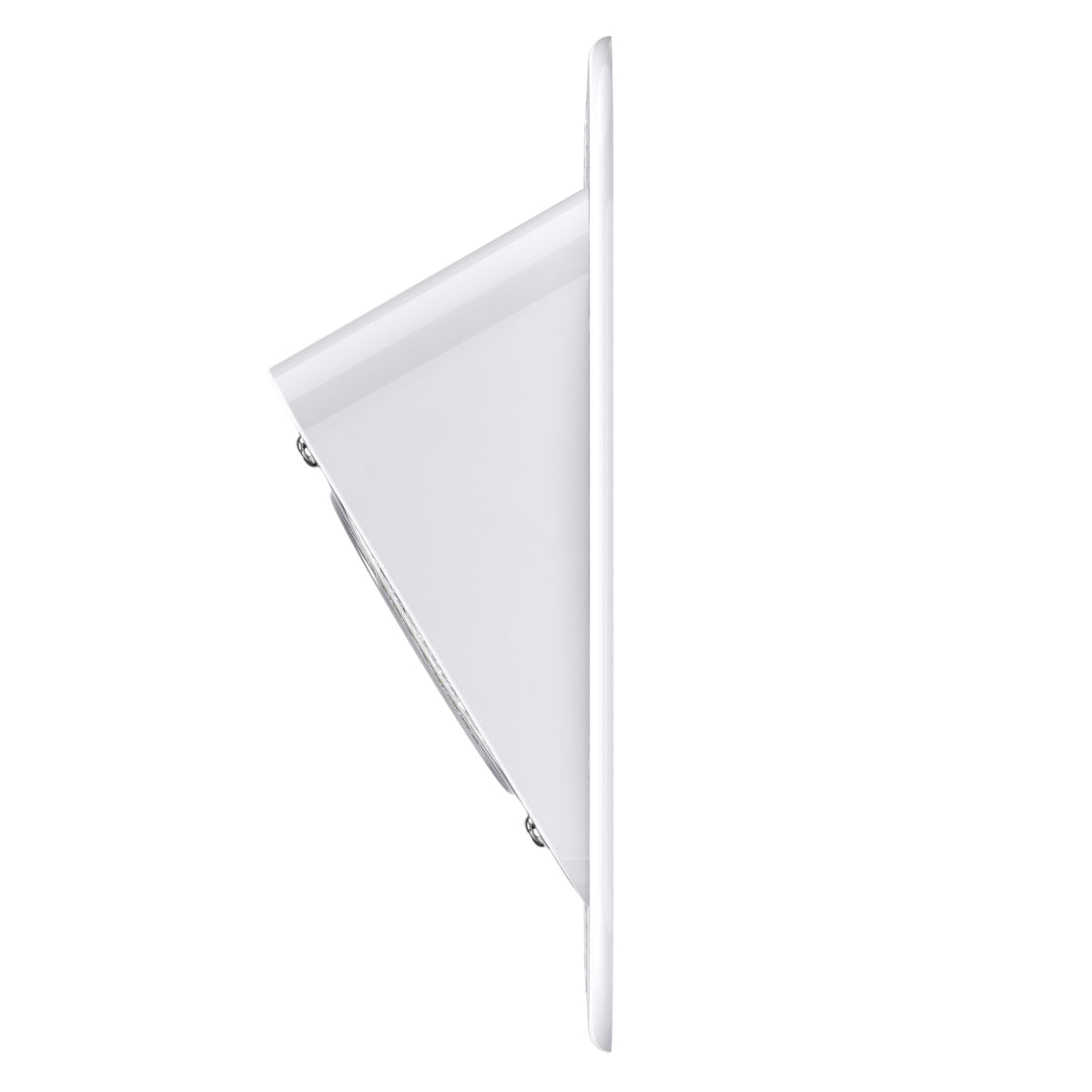 Leisure LED 12V RV Exterior LED Warrior Flood Light Square Cool White Surface Mount 1100 Lumen 8 Inch (White)