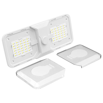 Leisure LED 12V RV LED Double Dome Light Cool White Knob Dimmer Switch Clear Lens 11 Inch (White)