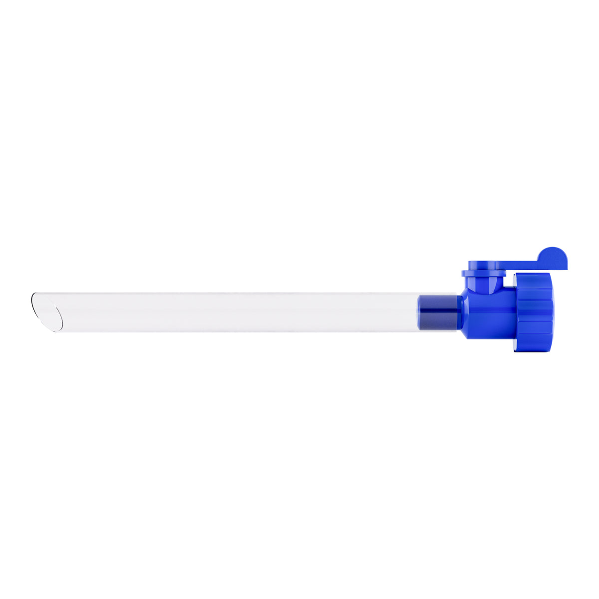 Leisure Coachworks RV Water Tank Filler with Shutoff Valve 5/8 Inch Tube (Blue)