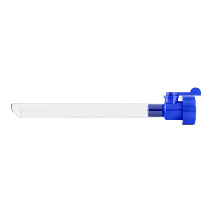 Leisure Coachworks RV Water Tank Filler with Shutoff Valve 5/8 Inch Tube (Blue)