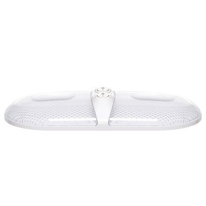 Leisure LED 12V RV LED Double Dome Light Natural White Double On Off Switch Frosted Lens 11 Inch (White)
