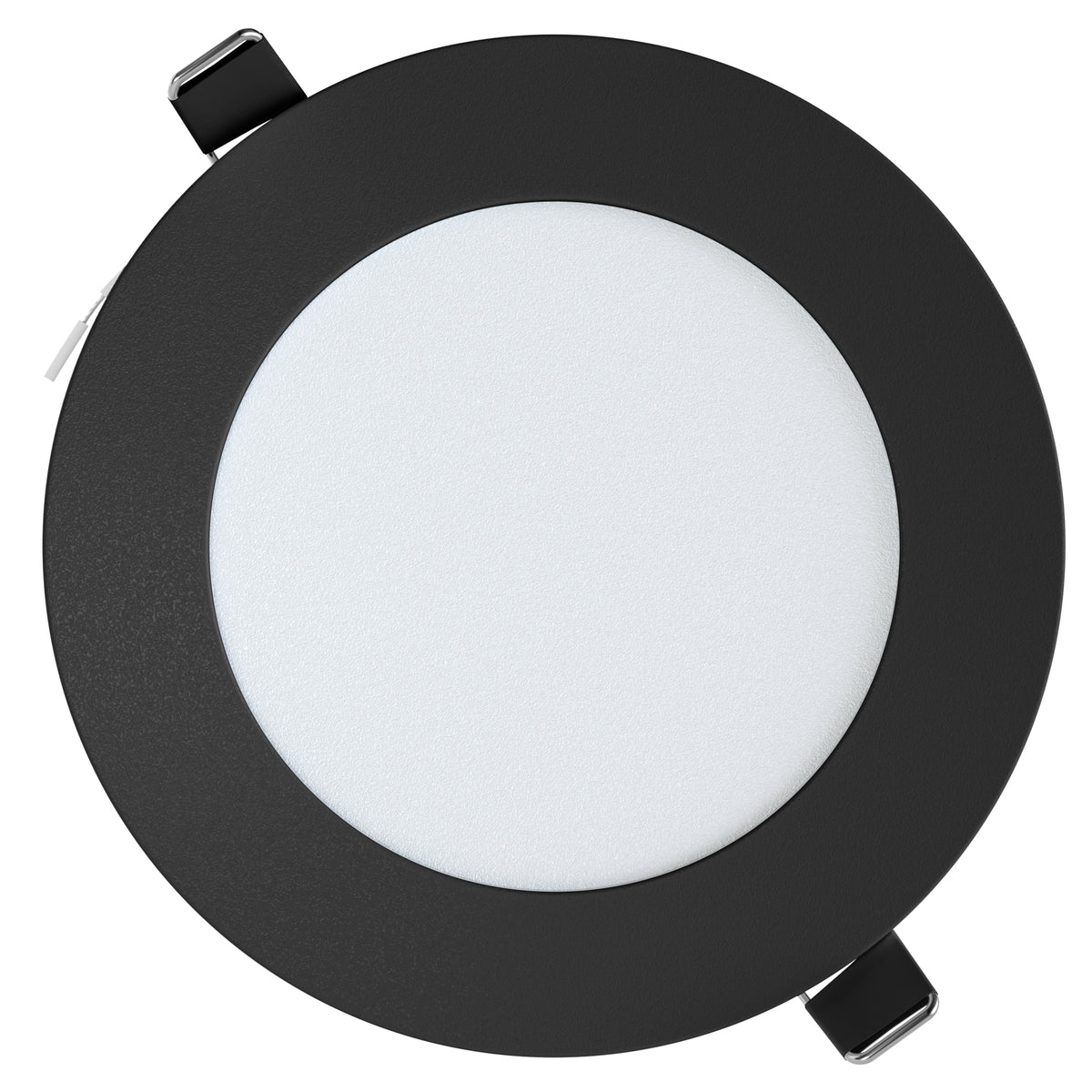 Leisure LED 12V RV Interior LED Recessed Light Cool White with Frosted Lens Aluminum Housing 4.75 Inch (Black)