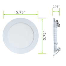 Leisure LED 12V RV Interior LED Recessed Light Cool White with Frosted Lens Aluminum Housing 5.75 Inch (White)
