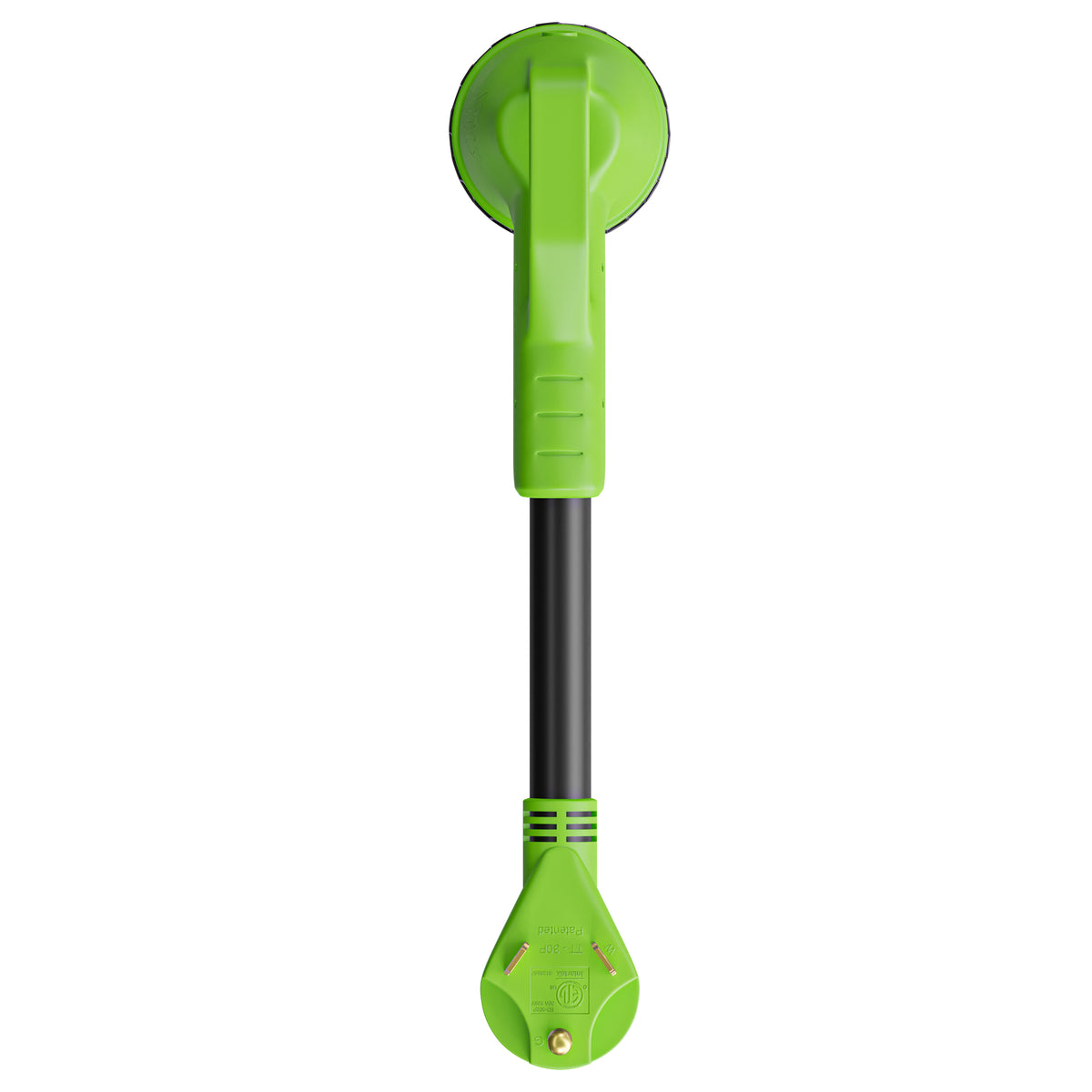 Leisure Cords 50AMP RV Dogbone Adapter Cord 90 Degree Handles Twist Locking NEMA TT-30P to SS2-50R 12 Inch (Green)