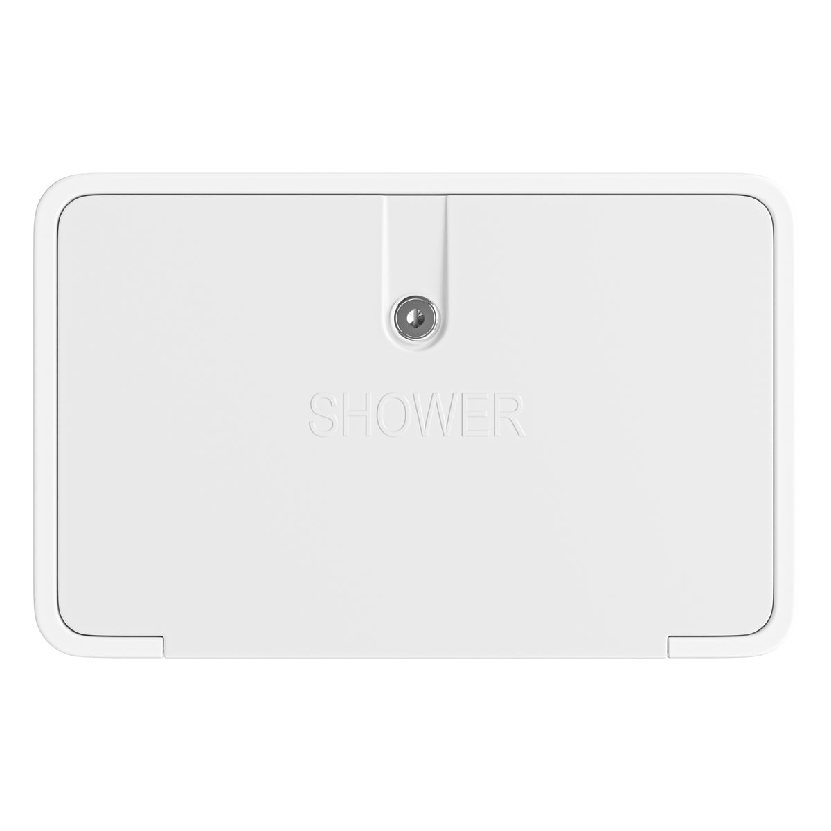 Leisure Coachworks RV Exterior Shower Box Kit for Cowboy Shower with ABS Hose 13.31 Inch x 8.41 Inch (White)