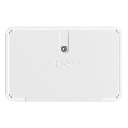 Leisure Coachworks RV Exterior Shower Box Kit for Cowboy Shower with ABS Hose 13.31 Inch x 8.41 Inch (White)