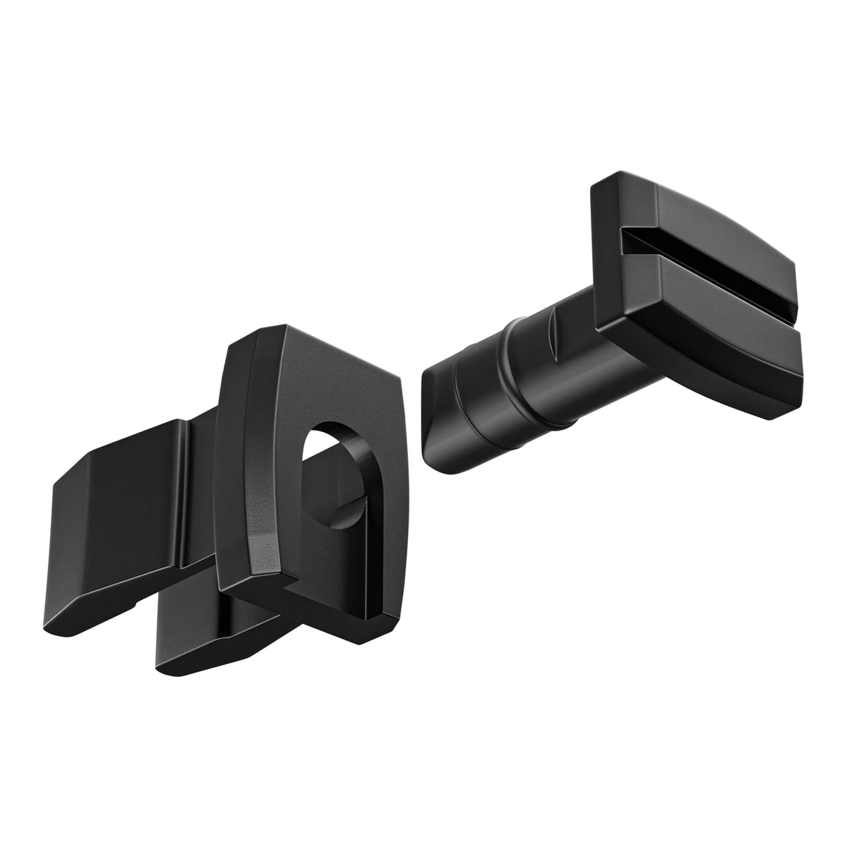 Leisure Coachworks RV Refrigerator Clip Latch Kit Replacement for 20 Inch Upper Lower Side Wall Vent (Black)