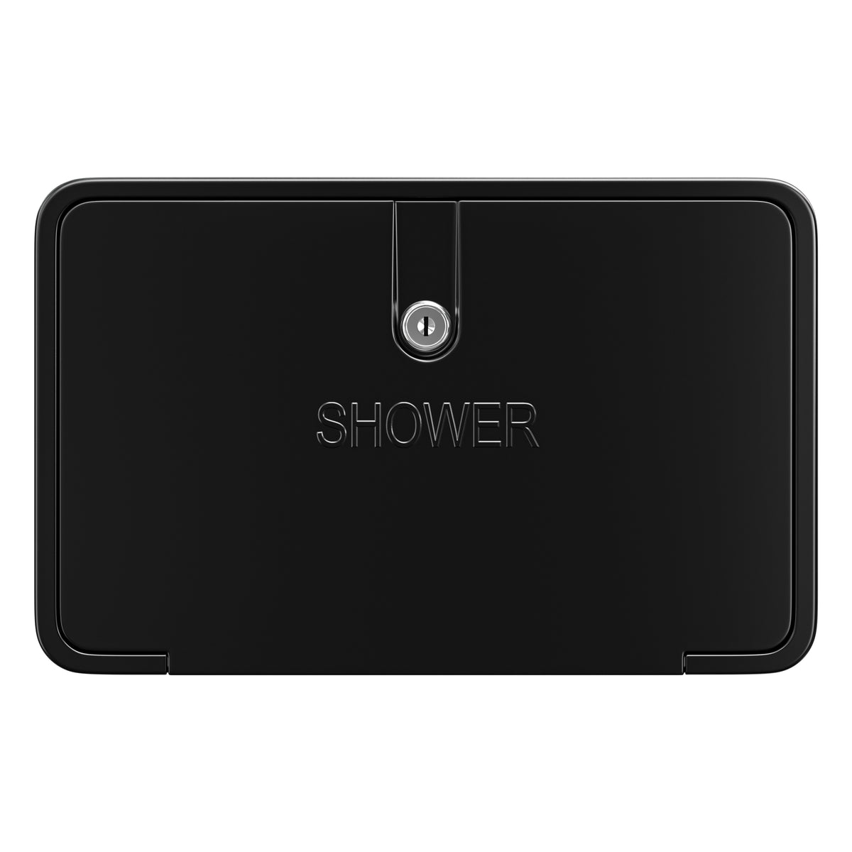 Leisure Coachworks RV Exterior Shower Box Kit for Cowboy Shower with ABS Hose 13.31 Inch x 8.41 Inch (Black)