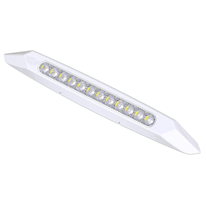 Leisure LED 12V RV Exterior LED Awning Porch Light Cool White with Clear Lens 13 Inch (White)