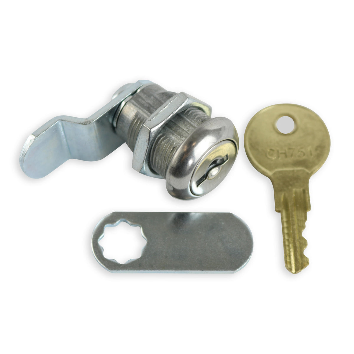 Leisure Locks RV Cam Latch with Keyed Lock for Compartment Doors 0.63 Inch (Metal)