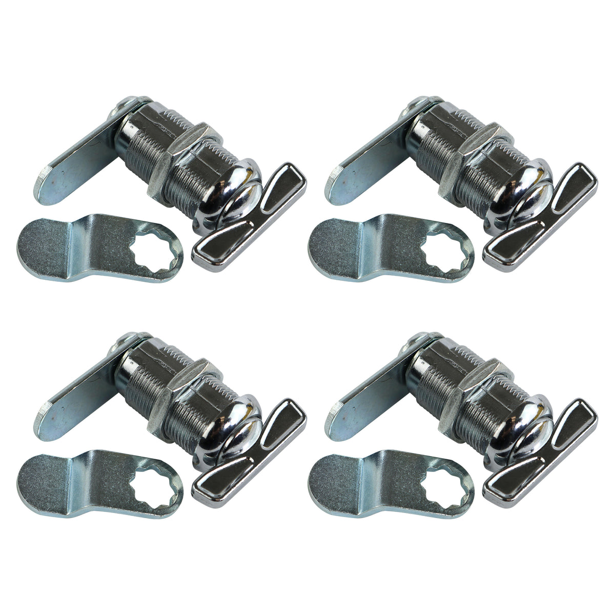 Leisure Locks RV Cam Latch with Thumb Turn Lock for Compartment Doors 1.13 Inch (Metal)