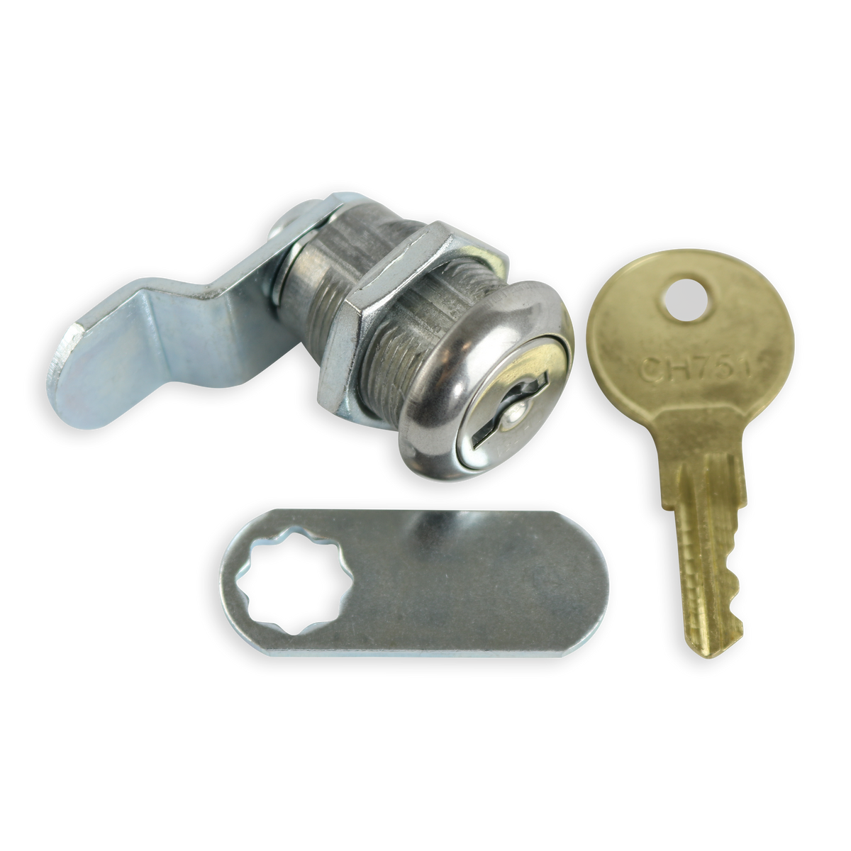 Leisure Locks RV Cam Latch with Keyed Lock for Compartment Doors 0.88 Inch (Metal)