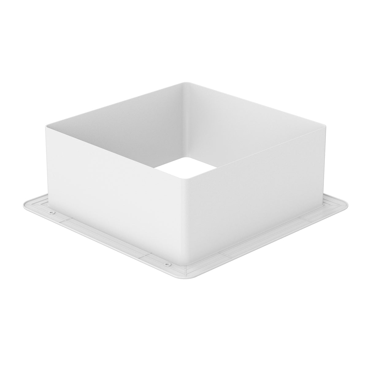Leisure Coachworks RV Extended Garnish for 14 Inch x 14 Inch Roof Vent Fan 6 Inch (White)