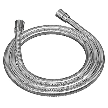 Leisure Coachworks RV Exterior Shower Head Hose Kit Replacement for Cowboy Shower Metallic Hose 10.94 Inch x 3.75 Inch (Chrome)