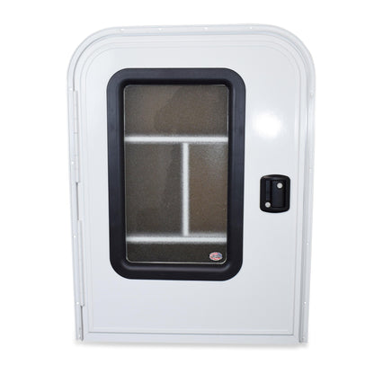 Leisure Coachworks Trailer Teardrop Doors for Entry 23 Inch x 44 Inch Passenger (White)