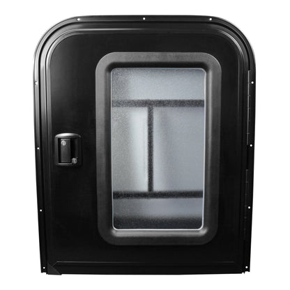 Leisure Coachworks Trailer Teardrop Doors for Entry 26 Inch x 32 Inch Passenger (Black)