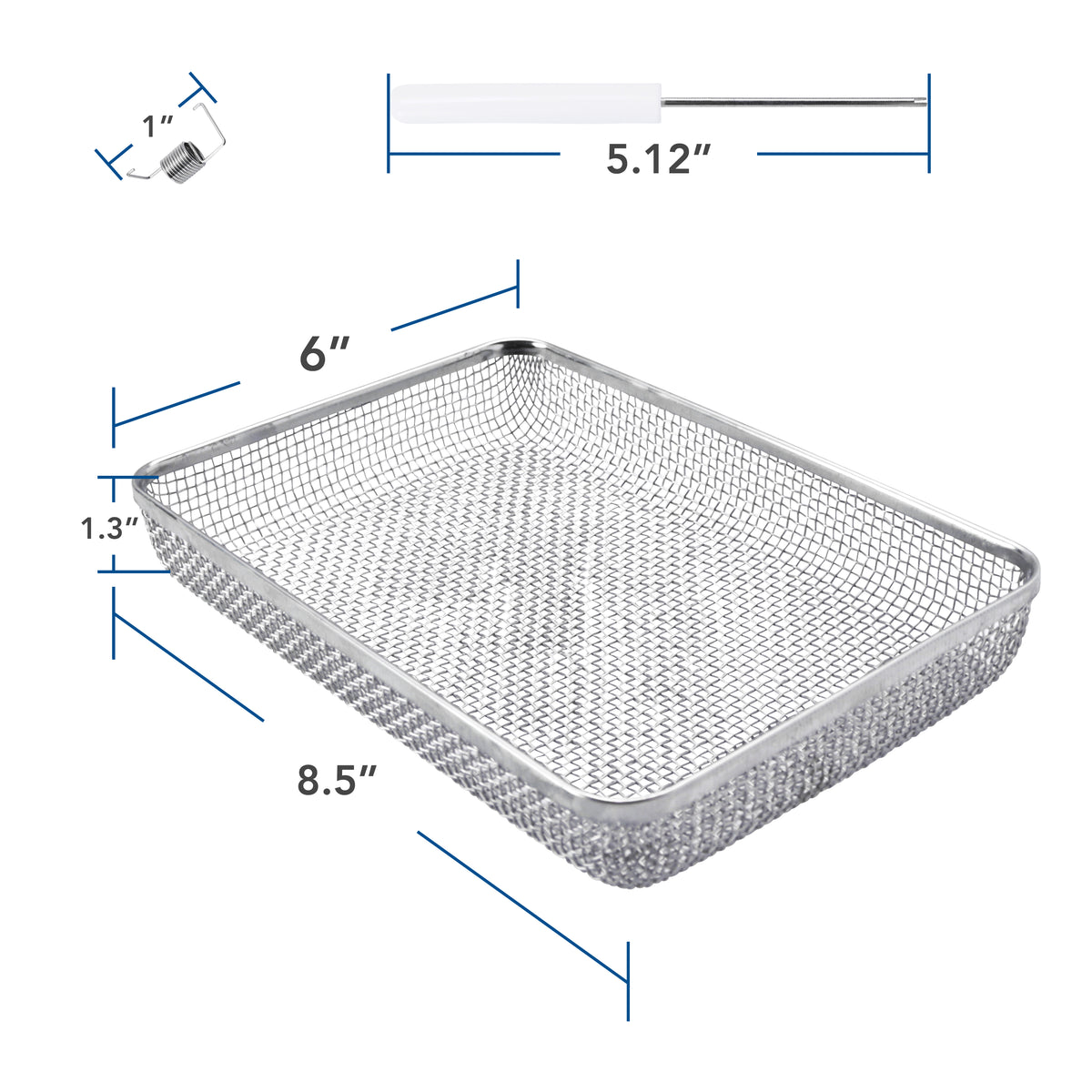 Leisure Coachworks RV Bug Screen Kit for Water Heater and Furnace Vent Mesh Screens 2 Piece Set (Metal)