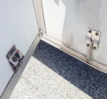 Leisure Coachworks RV Baggage Door Catch Holds Compartment Doors Open T Style 4 Inch (Metal)