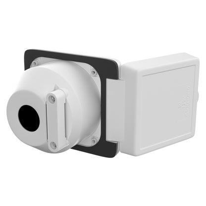 Leisure Cords 30AMP RV Power Inlet Twist Locking NEMA L5-30P 3 Inch (White)