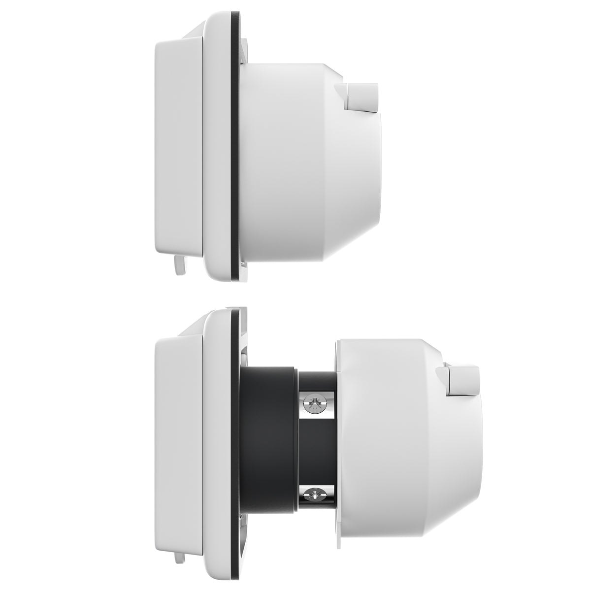 Leisure Cords 30AMP RV Power Inlet Twist Locking NEMA L5-30P 3 Inch (White)