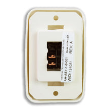 Leisure Coachworks 12V RV Contemporary Single SPST On Off Switch with Bezel 2.83 Inch x 1.91 Inch x 1.22 Inch (Almond)