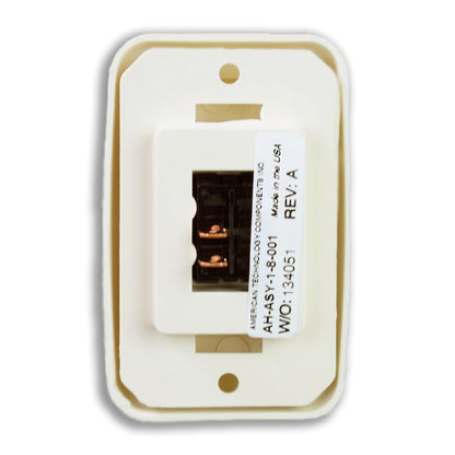 Leisure Coachworks 12V RV Contemporary Single SPST On Off Switch with Bezel 2.83 Inch x 1.91 Inch x 1.22 Inch (Almond)