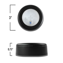 Leisure LED 12V RV Interior LED Surface Mount Ceiling Light Cool White with Push Button Lens 3 Inch (Black)