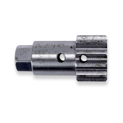 12-tooth RV slide-out motor shaft gear with 3/4" teeth, 5/8" bore and crank nut. Fits select RV slide-out systems. Pin sold separately