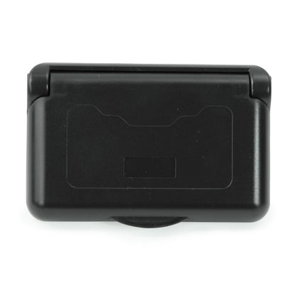Leisure Cords 15AMP RV Power Cord Receptacle Weatherproof Cover Single 4 Inch x 3 Inch (Black)