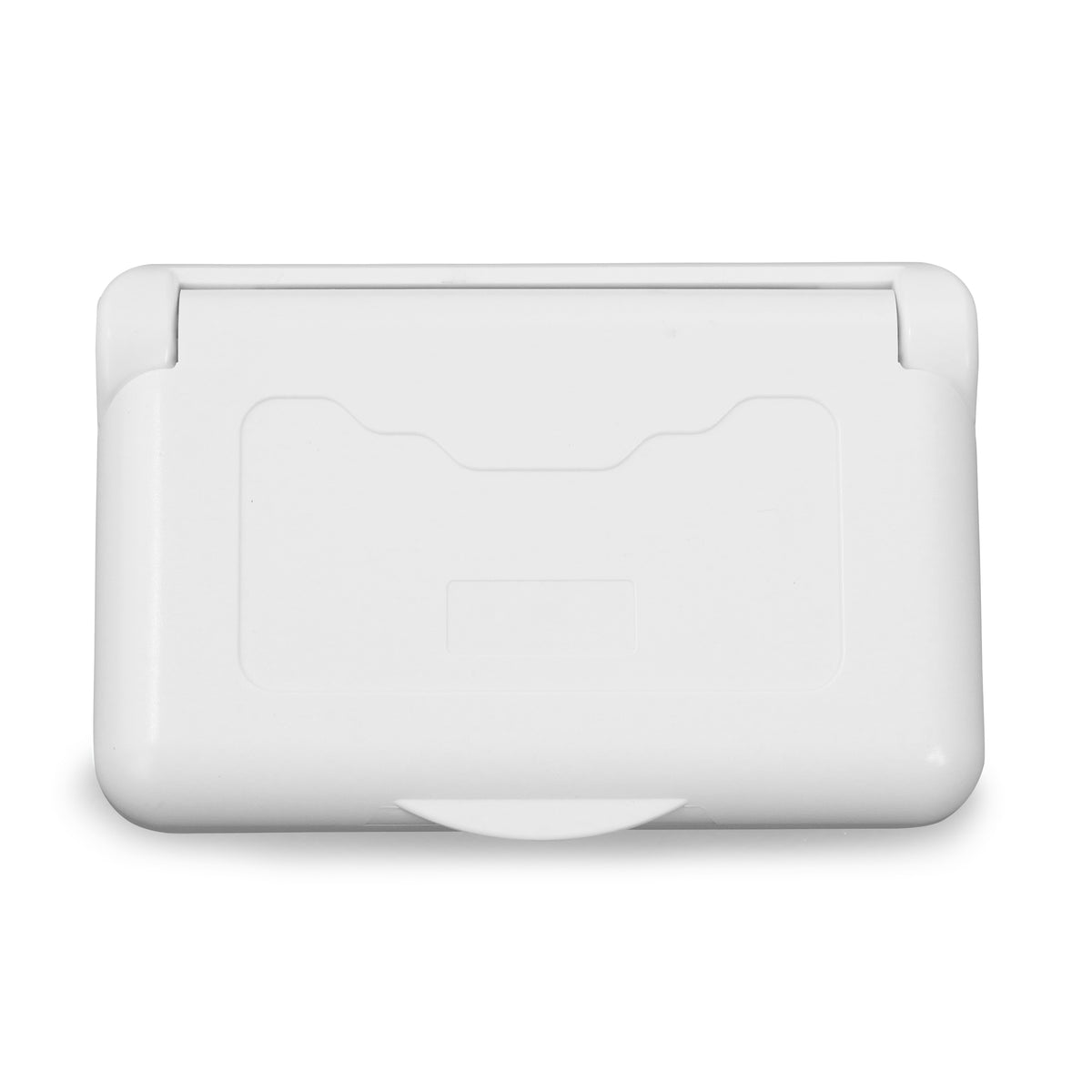 Leisure Cords 15AMP RV Power Cord Receptacle Weatherproof Cover Single 4 Inch x 3 Inch (White)