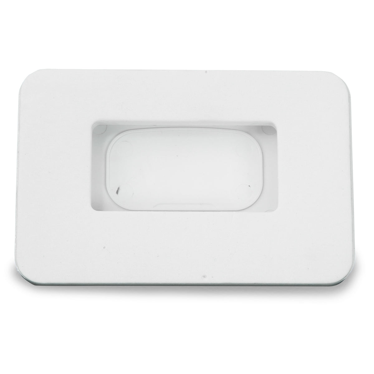 Leisure Cords 15AMP RV Power Cord Receptacle Weatherproof Cover Single 4 Inch x 3 Inch (White)