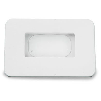 Leisure Cords 15AMP RV Power Cord Receptacle Weatherproof Cover Single 4 Inch x 3 Inch (White)