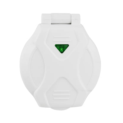 Leisure Cords 50AMP RV Power Inlet Twist Locking LED Indicator NEMA SS2-50P 5 Inch (White)