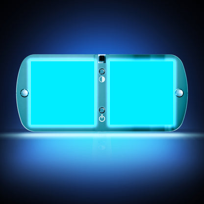 Leisure LED 12V RV LED Double Dome Light Multi-Color Touch Dimmer Switch Frosted Lens 7 Inch (Chrome)