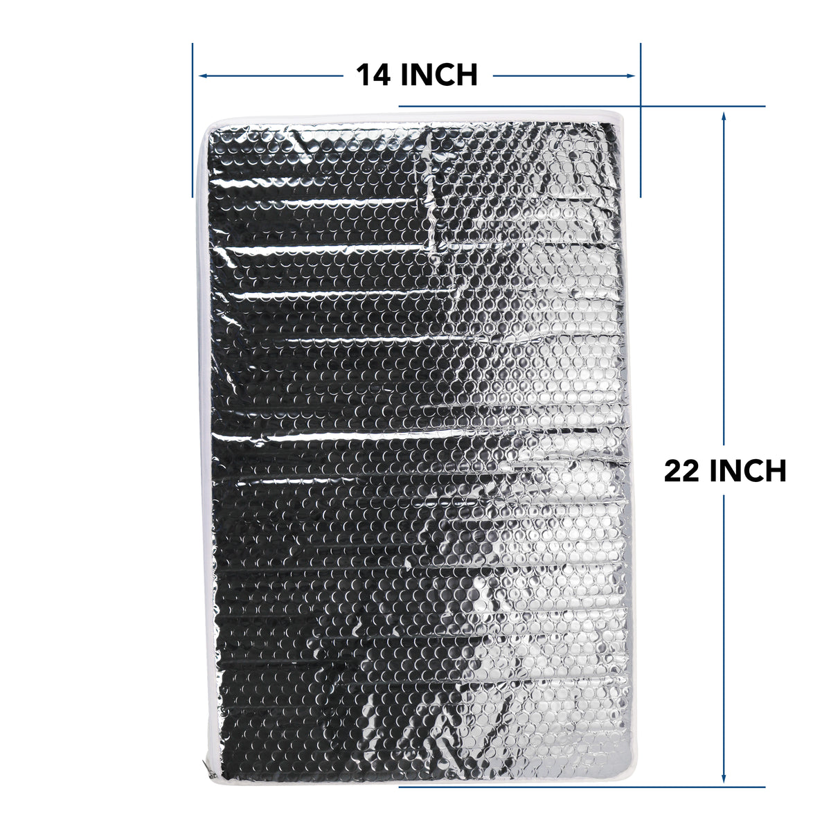 Leisure Coachworks RV Skylight Insulator Sun Shield for Vent 14 Inch x 22 Inch (Reflective)