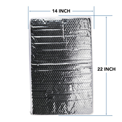 Leisure Coachworks RV Skylight Insulator Sun Shield for Vent 14 Inch x 22 Inch (Reflective)