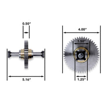 Leisure Coachworks RV Motor Drive Gear 48 Tooth for Slide Out System 1/2 Inch Teeth x 5.16 Inch Length with Hub (Metal)