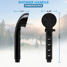 Leisure Coachworks RV Exterior Shower Head Hose Kit Replacement for Cowboy Shower ABS Hose 7.83 Inch x 2.25 Inch (Black)