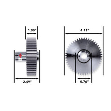 Leisure Coachworks RV Motor Drive Gear 48 Tooth for Slide Out System 1 Inch Teeth x 3/4 Inch Bore x 2.49 Inch Length Pins Not Included (Metal)