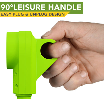 Leisure Cords 30AMP RV Replacement Plug 90 Degree Handle Standard NEMA TT-30R 3 Inch (Green)