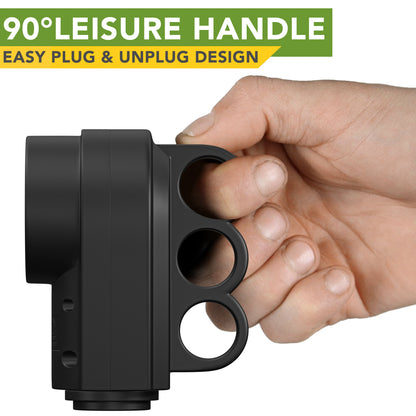 Leisure Cords 50AMP RV Replacement Plug 90 Degree Handle Standard NEMA 14-50R 4 Inch (Green)