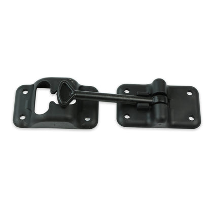 Leisure Coachworks RV Baggage Door Catch Holds Compartment Doors Open T Style 4 Inch (Black)