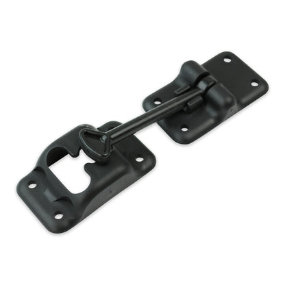 Leisure Coachworks RV Baggage Door Catch Holds Compartment Doors Open T Style 4 Inch (Black)