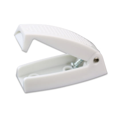 Leisure Coachworks RV Baggage Door Catch Holds Compartment Doors Open 2.5 Inch (White)