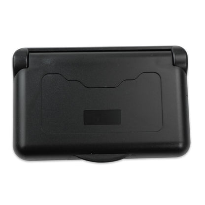 Leisure Cords 15AMP RV Power Cord Receptacle Weatherproof Cover Double 4 Inch x 3 Inch (Black)