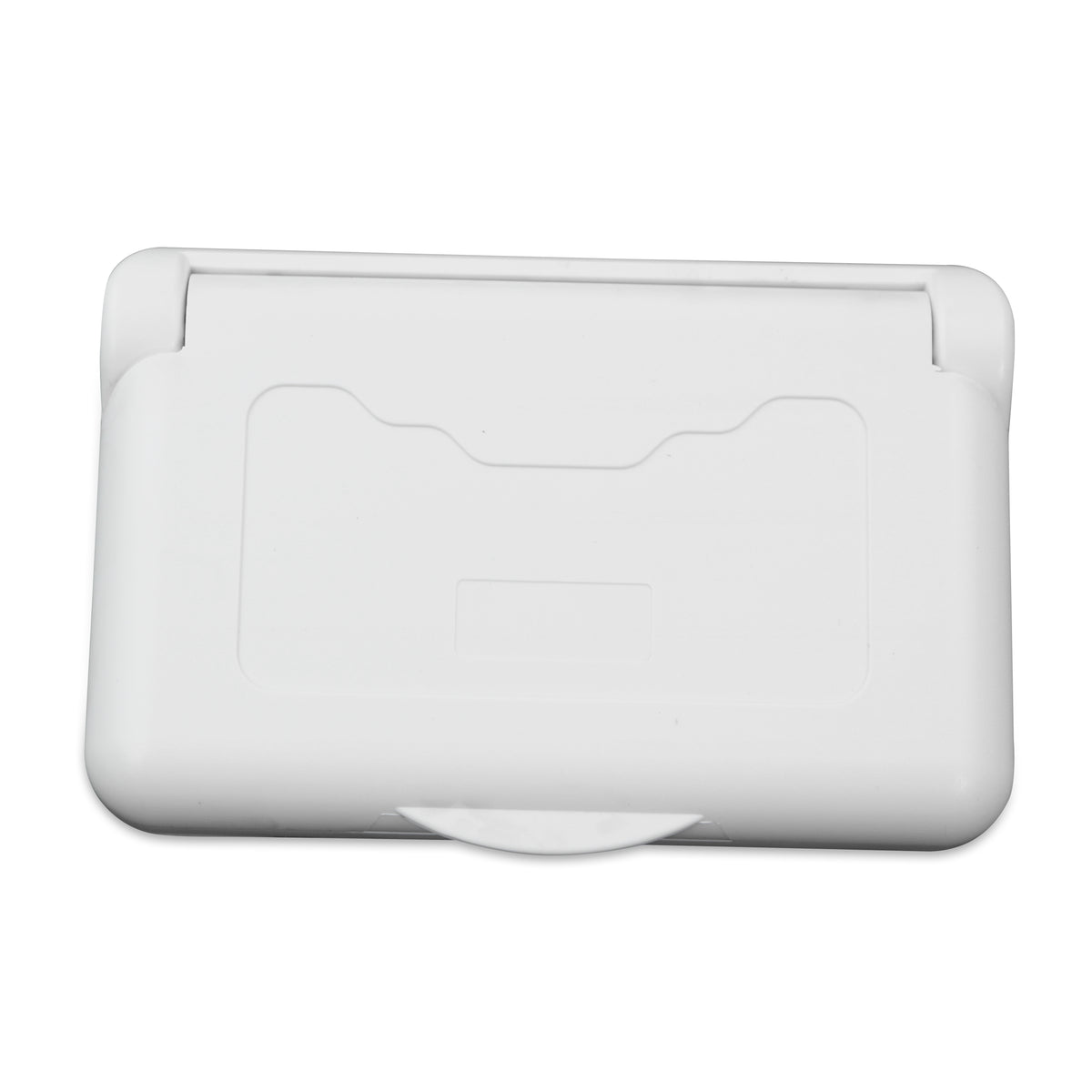 Leisure Cords 15AMP RV Power Cord Receptacle Weatherproof Cover Double 4 Inch x 3 Inch (White)