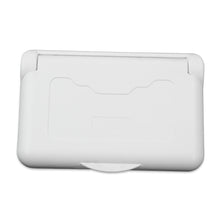 Leisure Cords 15AMP RV Power Cord Receptacle Weatherproof Cover Double 4 Inch x 3 Inch (White)