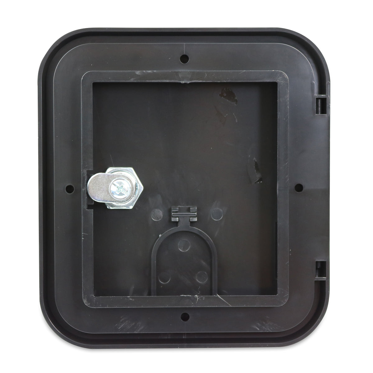 Leisure Cords RV Power Cord Utility Hatch Weatherproof Rectangle Door 6.5 Inch x 6 Inch (Black)