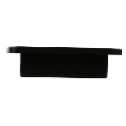 Leisure Cords RV Power Cord Utility Hatch Weatherproof Rectangle Door 7.63 Inch x 6.5 Inch (Black)